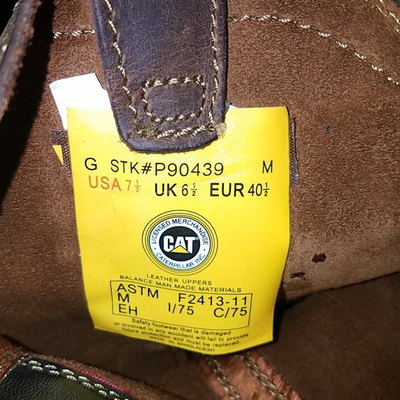 Men's Caterpillar Work Boots - Picture 5 of 5